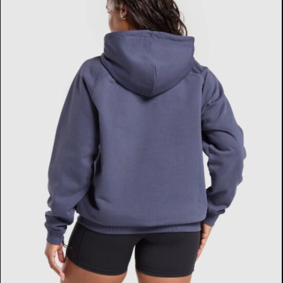 Gymshark Strength Department Graphic Hoodie - Size XL in Weighted Purple - Picture 2 of 9